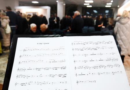 IGOR GORNIK IN OTVORITEV RAZSTAVE 36 FOTO LJUBO VUKELIČ